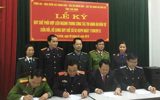 Thái Bình thi hành xong nhiều vụ việc giá trị lớn