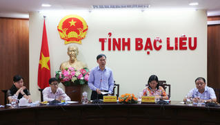 Đoàn kiểm tra liên ngành làm việc với UBND tỉnh Bạc Liêu về công tác văn bản
