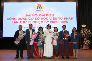 Đại hội Công đoàn cơ sở Học viện Tư pháp nhiệm kỳ 2020 - 2025