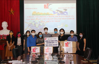 Học viện Tư pháp chung tay phòng, chống dịch bệnh Covid 19