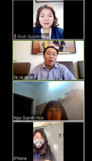Vụ PBGDPL chủ động xử lý công việc thông qua hình thức trực tuyến