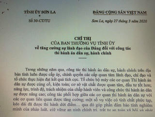 Sơn La tăng cường sự lãnh đạo của Đảng với công tác THADS