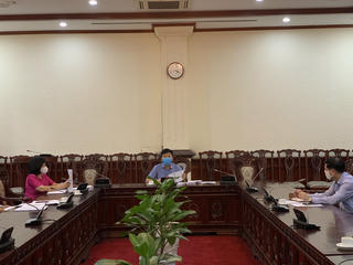 Lãnh đạo Bộ Tư pháp làm việc với Đại học Luật Hà Nội