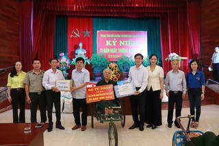 Bộ Tư pháp tri ân, thăm hỏi tại Trung tâm điều dưỡng thương binh Thuận Thành, Bắc Ninh