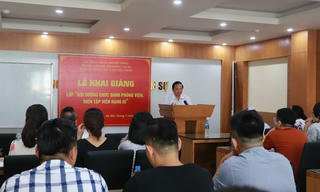 Khai giảng lớp “Bồi dưỡng chức danh phóng viên, biên tập viên hạng III”