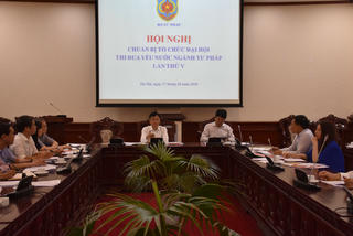 Cơ bản hoàn thành việc chuẩn bị Đại hội Thi đua yêu nước ngành Tư pháp lần thứ V