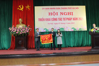 Thứ trưởng Nguyễn Khánh Ngọc dự Hội nghị triển khai công tác Tư pháp 2021 Hà Nội