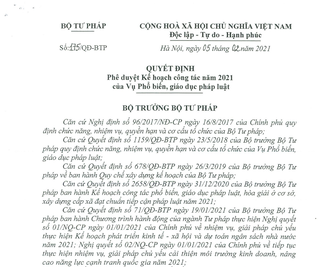 Đề xuất hoàn thiện thể chế, chính sách về công tác Phổ biến giáo dục pháp luật