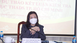 Lãnh đạo Tổng cục làm việc với Cục THADS TP. Hồ Chí Minh