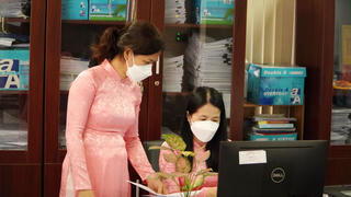 Văn phòng Cục THADS TP. Hồ Chí Minh hưởng ứng tuần lễ Áo dài