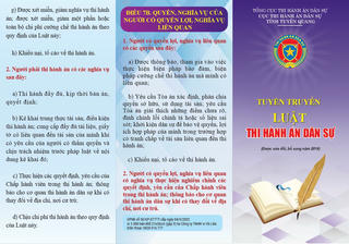 Tuyên Quang: Cục Thi hành án dân sự phát hành tờ gấp tuyên truyền pháp luật