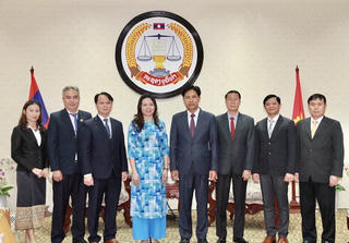 Trao đổi kinh nghiệm về công tác thi hành án dân sự với Cộng hoà Dân chủ nhân dân Lào
