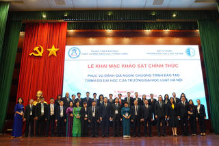 Khai mạc khảo sát chính thức đánh giá ngoài 04 chương trình đào tạo trình độ đại học của Trường Đại học Luật Hà Nội