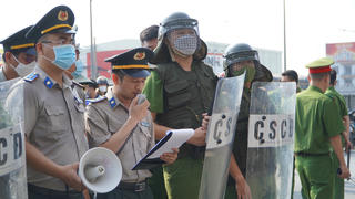 TP.HCM: Cưỡng chế buộc giao trả đất cho người được thi hành án