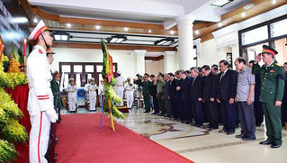 Trang trọng lễ viếng, lễ truy điệu nguyên Chủ tịch nước, Đại tướng Lê Đức Anh tại Huế