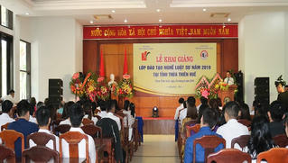 Khai giảng lớp đào tạo nghề Luật sư tại Thừa Thiên Huế