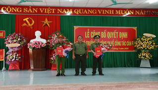 Công bố các Quyết định của Bộ Công an về công tác điều động cán bộ tại Thừa Thiên Huế