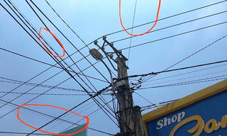Kéo dây sai quy định, một doanh nghiệp viễn thông bị xử phạt 20 triệu đồng