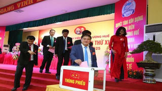 Bầu trực tiếp chức danh Bí thư Đảng ủy Bệnh viện Trung ương Huế nhiệm kỳ 2020-2025