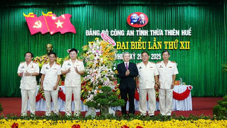 Đại hội đại biểu Đảng bộ Công an tỉnh Thừa Thiên- Huế lần thứ XII