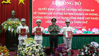 Công an TT- Huế lập Phòng An ninh mạng và Phòng chống tội phạm sử dụng công nghệ cao