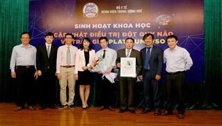 Bệnh viện Trung ương Huế nhận giải Platinum của Hội đột quỵ thế giới