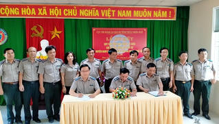 Ký kết phối hợp giữa các Chi cục Thi hành án dân sự trong tổ chức thực hiện chỉ tiêu nhiệm vụ