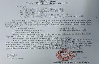 Thừa Thiên-Huế: Phát hiện thi thể phụ nữ nổi trên sông Hương