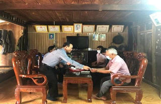 Một cựu chiến binh ở Thừa Thiên Huế hiến hơn 400m2 đất để mở đường