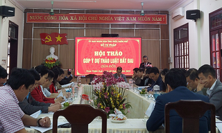 Sở Tư pháp Thừa Thiên Huế huy động trí tuệ tập thể góp ý dự thảo Luật Đất đai (sửa đổi)