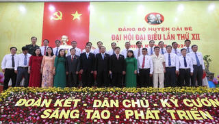 Tổ chức thành công Đại hội Đại biểu Đảng bộ huyện Cái Bè lần thứ XII