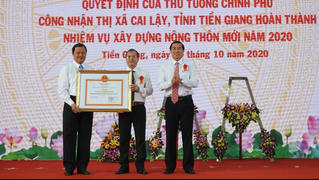 Thị xã Cai Lậy (Tiền Giang) hoàn thành nhiệm vụ xây dựng nông thôn mới