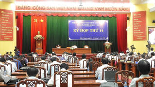 HĐND tỉnh Tiền Giang khóa IX sẽ xem xét và thông qua 27 tờ trình tại Kỳ họp  thứ 14 