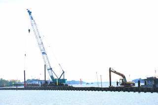 Tiếp tục triển khai thi công bờ kè khu du lịch sông nước Xẻo Mây