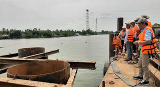 Cam kết hoàn thành đúng tiến độ các gói thầu dự án Cầu Mỹ Thuận 2 