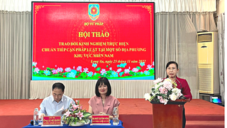 Khu vực miền Nam trao đổi kinh nghiệm thực hiện chuẩn tiếp cận pháp luật 