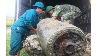 Phát hiện hai quả bom 'khủng' trong 1 ngày ở Nghệ An