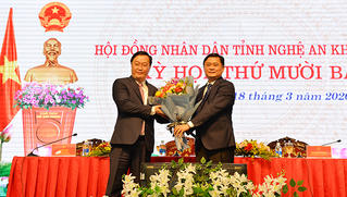Ông Nguyễn Đức Trung được bầu giữ chức Chủ tịch tỉnh Nghệ An