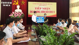 Nghệ An huy động được trên 65,5 tỷ đồng đứng thứ 3 cả nước về ủng hộ phòng chống dịch Covid-19 
