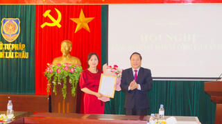 Lai Châu có tân Phó Giám đốc Sở Tư pháp