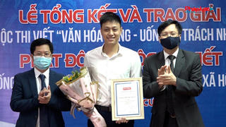 Lễ tổng kết và trao giải cuộc thi viết "Văn hóa uống - uống có trách nhiệm" 