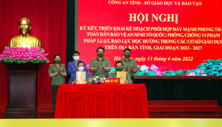 Hà Nam: Công an tỉnh cùng Sở Giáo dục và Đào tạo đẩy mạnh phong trào toàn dân bảo vệ ANTQ; phòng, chống vi phạm pháp luật, bạo lực học đường