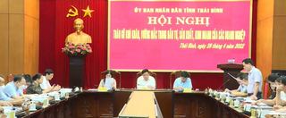 Thái Bình: Tháo gỡ khó khăn cho doanh nghiệp trong đầu tư, sản xuất, kinh doanh