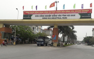 Hà Nam sẽ mở rộng Khu công nghiệp Đồng Văn 1 với tổng vốn hơn 541 tỷ