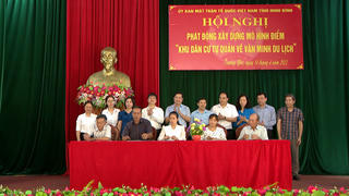 Ninh Bình: Phát động xây dựng mô hình điểm “Khu dân cư tự quản về văn minh du lịch”