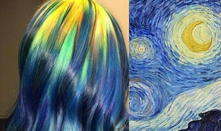 Nhuộm tóc theo tranh của Vincent Van Gogh