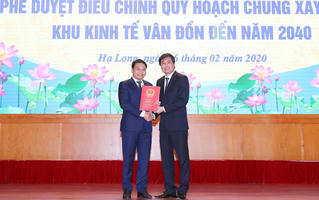 Công bố Đồ án điều chỉnh quy hoạch chung xây dựng khu kinh tế Vân Đồn đến năm 2040