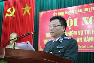 Quỳnh Lưu (Nghệ An): Năm 2021 thi hành án vượt chỉ tiêu
