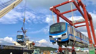 Tàu metro Bến Thành - Suối Tiên chính thức rời Nhật Bản về TP HCM