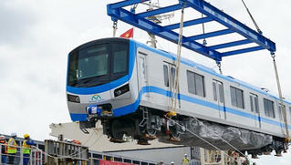 Tàu Metro số 1 đã về đến TP.HCM